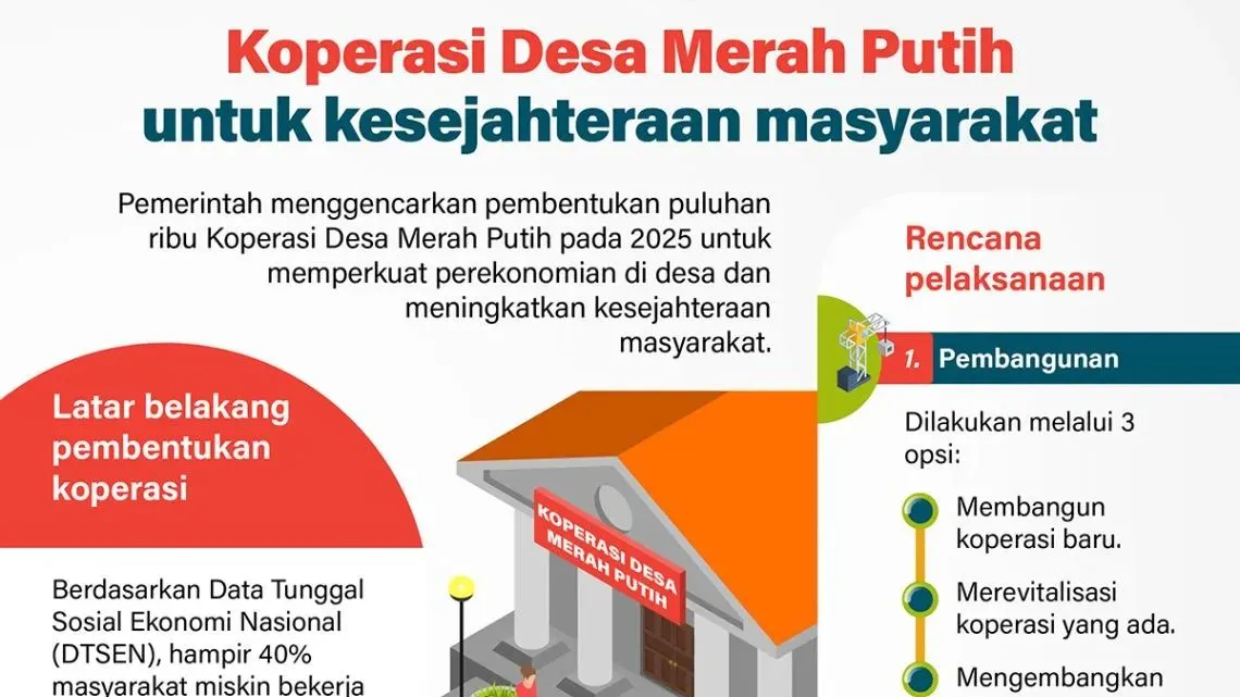 Struktur Organisasi Koperasi Desa Merah Putih: Siapa Pimpin, Siapa Awasi, dan Bagi Tugasnya?