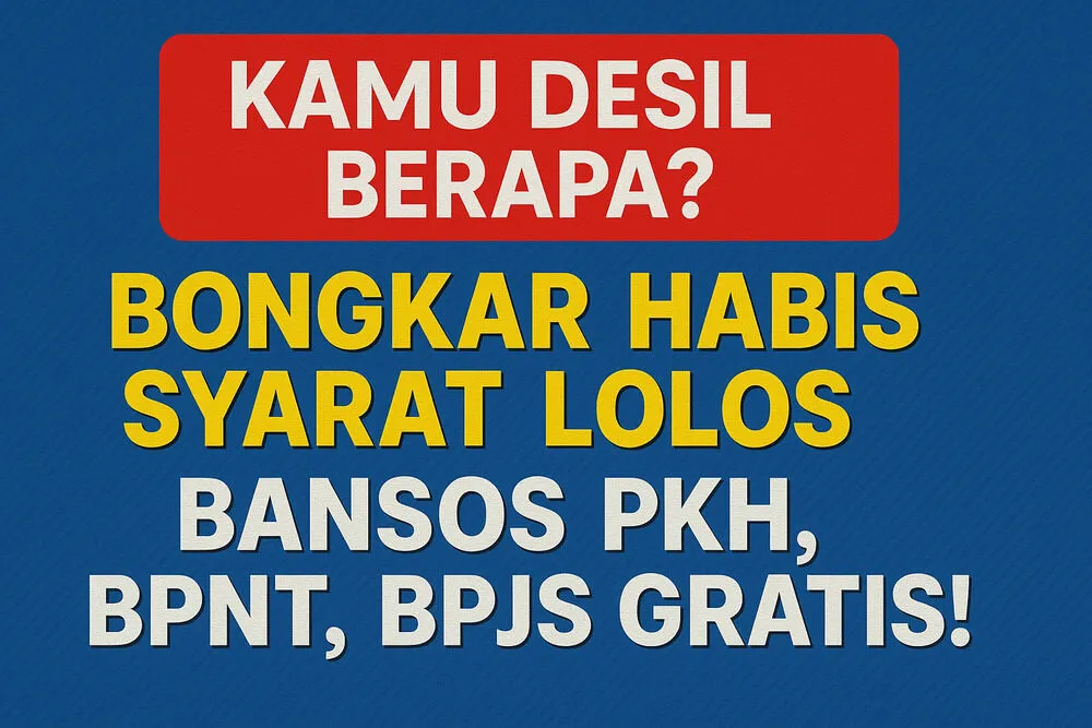 Desil 1-5 & PBI-JK Aktif? Pastikan Terima PKH BPNT Tahap 3, Cek Syarat Lengkapnya