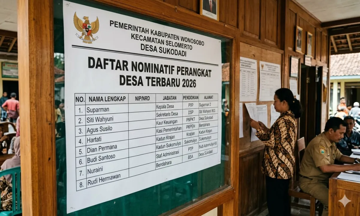 Daftar Lengkap Gaji Perangkat Desa Tahun 2026, Ada Kenaikan?