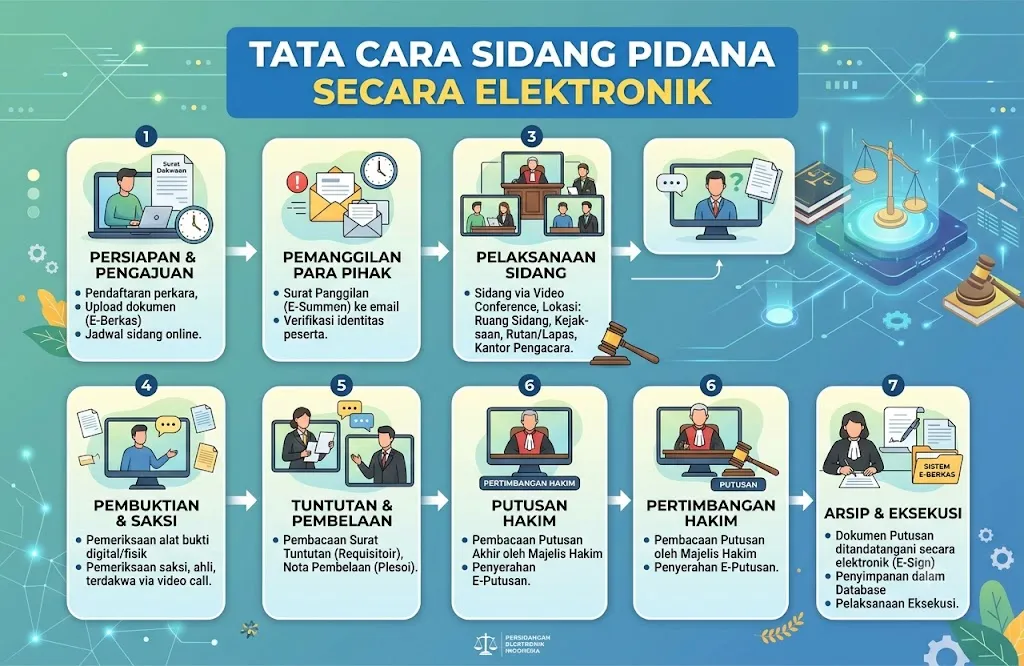 Sidang Pidana Online Makin Digalakkan: Ini Syarat dan Tata Cara Berdasarkan PERMA Terbaru