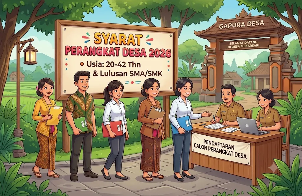 Syarat Usia dan Pendidikan Calon Perangkat Desa 2026
